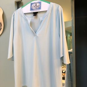 Ann Taylor XL light blue top
